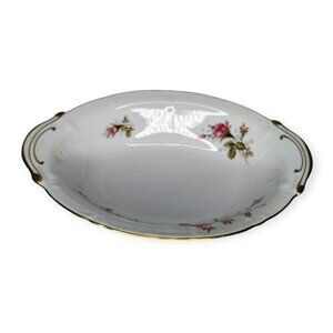 Vintage 1950s Royal Rose (Moss Rose) Fine China Japan Vegetable Serving Bowl
